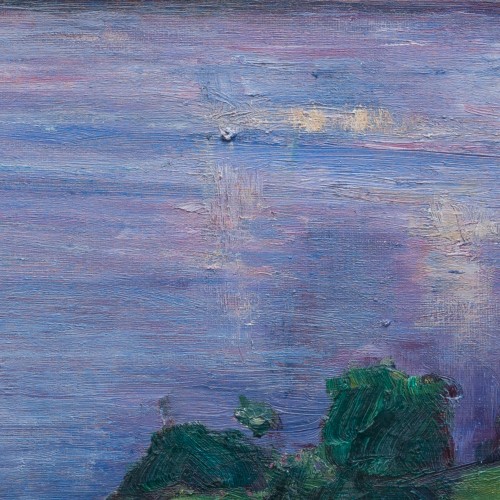 XXe siècle - Alfred Ekstam (1878-1935)  - Vue sur le lac Mangen, vers 1925