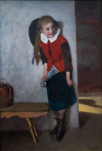 Paintings & Drawings  - Emma Ekwall (1838-1925) - Hide and Seek
