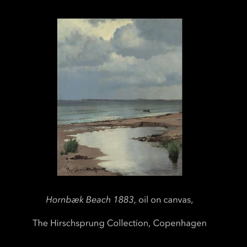 19th century - Frants Henningsen (1850-1908) - A Summer&#039;s Day on Hornbæk Beach, 1886
