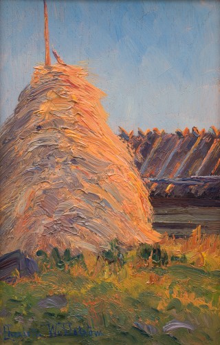 Charlotte Wahlström (1849-1924) - Haystack, c. 1895