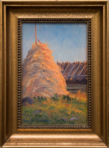 Charlotte Wahlström (1849-1924) - Haystack, c. 1895 - Paintings & Drawings Style 