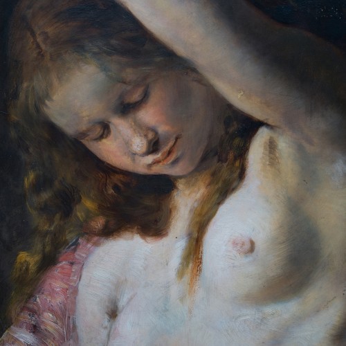 Paintings & Drawings  - The Enigmatic Nude, french school of the 19th century