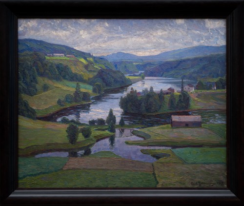 Landscape View, Nordingrå, 1915 - Carl Johansson (1863-1944)