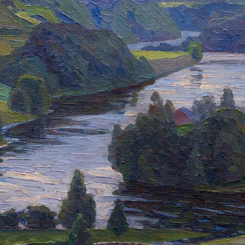 Vue paysage, Nordingrå, 1915 - Carl Johansson (1863-1944) - ClassicArtworks Stockholm