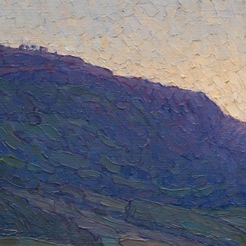 XXe siècle - Paysage nordique impressionniste de Sörleviken - Carl Johansson (1863-1944)