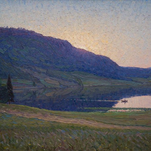 Paysage nordique impressionniste de Sörleviken - Carl Johansson (1863-1944) - 
