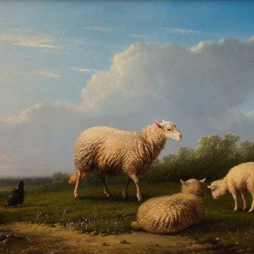 Frans (Frantz) van Severdonck - The Quiet Life Among Sheep and Birds - Paintings & Drawings Style 