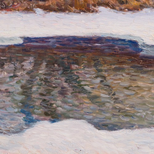 Paintings & Drawings  - Anton Genberg (1862 - 1939) - The Winter Pond, 1927