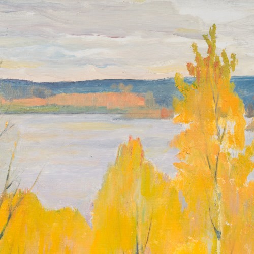 Ture Ander (1881-1959) - Automne au Lac Racken, 1951 - ClassicArtworks Stockholm