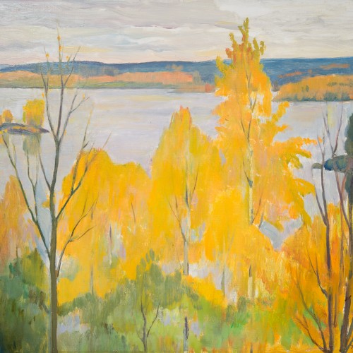 XXe siècle - Ture Ander (1881-1959) - Automne au Lac Racken, 1951