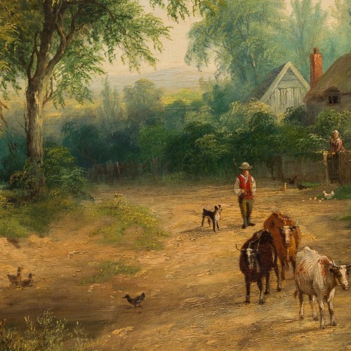 James Howe Carse (vers 1818-1900) - Les Tâches Quotidiennes de la Vie Rurale, vers 1860 - ClassicArtworks Stockholm