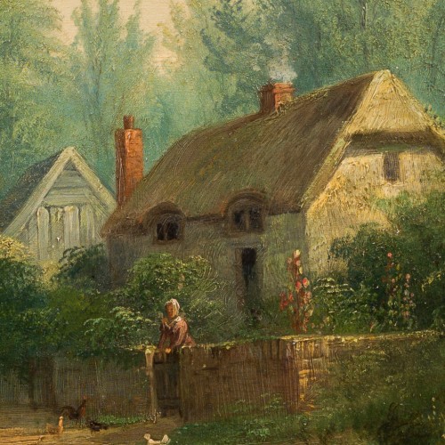 XIXe siècle - James Howe Carse (vers 1818-1900) - Les Tâches Quotidiennes de la Vie Rurale, vers 1860