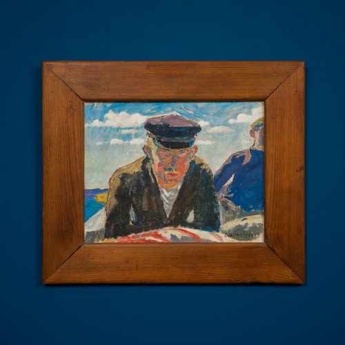 Tableaux et dessins Tableaux du XXe siècle - Carl Wilhelmson (1866-1928) S - Sur la mer, 1911 (På havet)