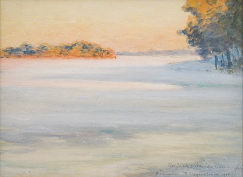 Robert Thegerström (1857-1919) - Winter Landscape, 1908 - Paintings & Drawings Style 