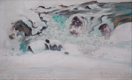 Gustaf Fjaestad (1868-1948) - Spring Flood 1930 - Paintings & Drawings Style 
