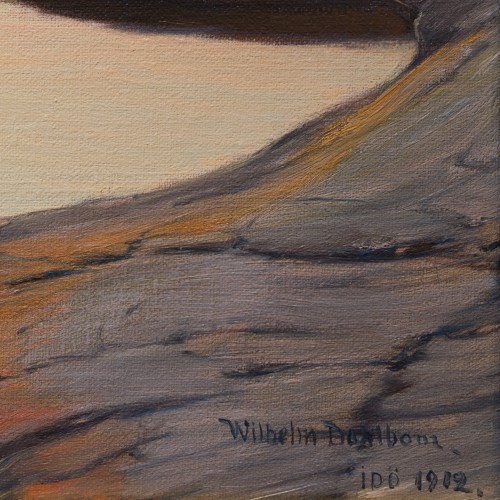 20th century - Wilhelm Dahlbom (1855-1928) - Moonlight, Idö 1912