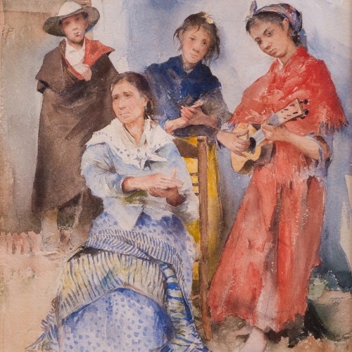 XIXe siècle - Allan Österlind (1855- 1938) - Séville, 1893