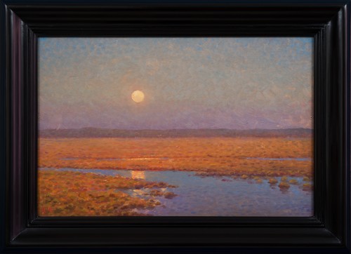 Anders Wahlgren (1861-1928) - Réflexions dorées du crépuscule