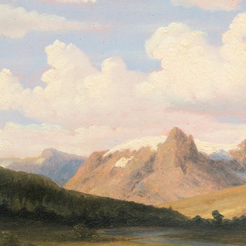 Paysage de Kvikkjokk, vers 1861 - ClassicArtworks Stockholm