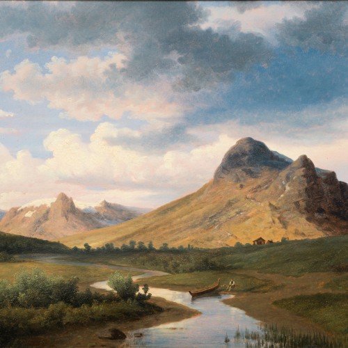 Paysage de Kvikkjokk, vers 1861 - 