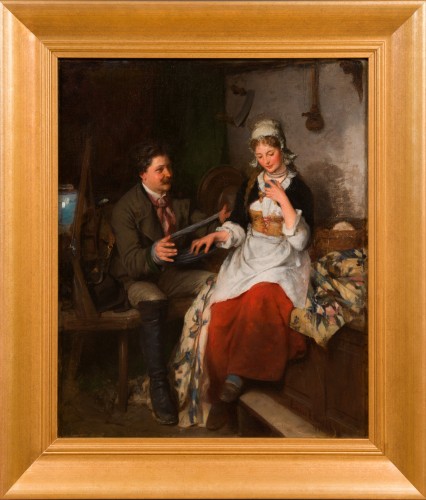 Emma Ekwall (1838–1925) - The Wool Winder (1877)