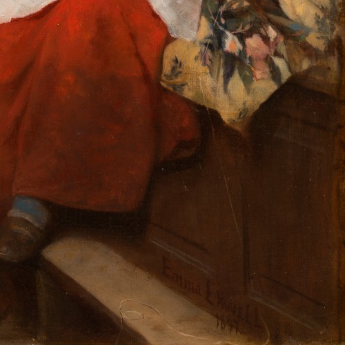 19th century - Emma Ekwall (1838–1925) - The Wool Winder (1877)