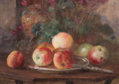 Paintings & Drawings  - Emma Ekwall (,1838–1925) - Still Life with Apples, c. 1910