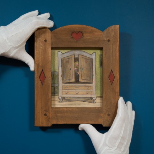 Ivar Arosenius (1878–1909) - Peekaboo, 1905 - 