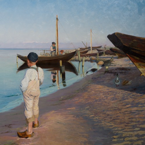 Gustaf Theodor Wallén (1860–1948)  - Humeur d’après-midi - Tableaux et dessins Style 