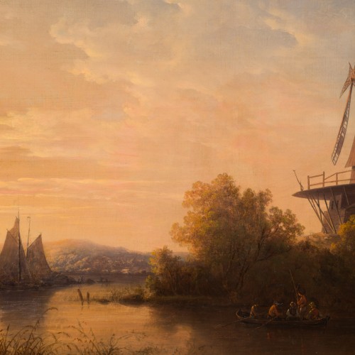 Adolf Julius Berg (1820–1876) - Soir d’été tranquille 1851 - ClassicArtworks Stockholm