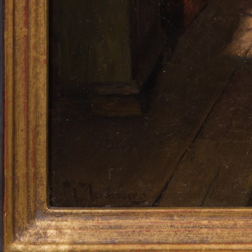  - Henrik Nordenberg (1857–1928) - Intérieur avec dame près de l’escalier