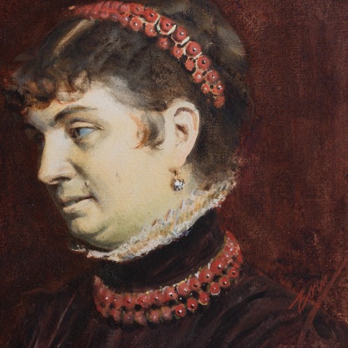 Paintings & Drawings  - Anders Zorn (1860–1920)  - Portrait of Mrs Veronica Heiss 