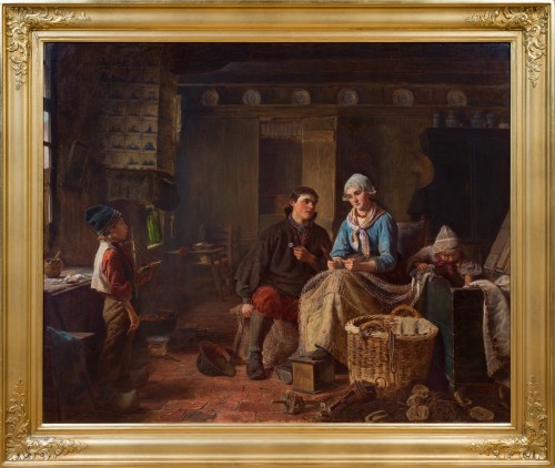 Ferdinand Fagerlin (1825–1907)  - Déclaration d’amour, 1866