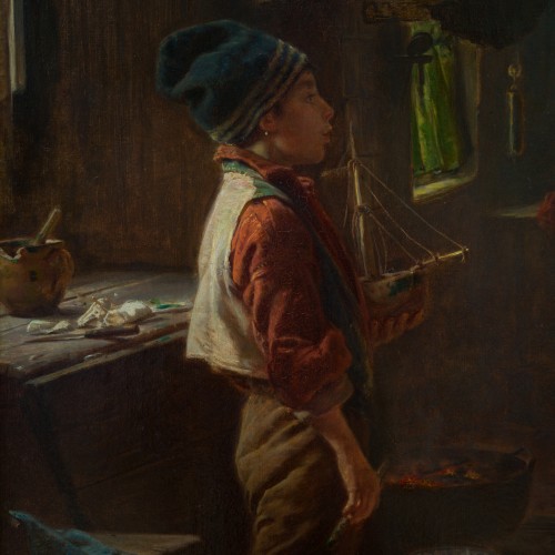 19th century - Ferdinand Fagerlin (1825–1907)  - Declaration of Love, 1866