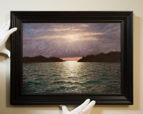 Oskar Bergman (1879–1963) - La baie de Vaxholm, 1932 - Tableaux et dessins Style 