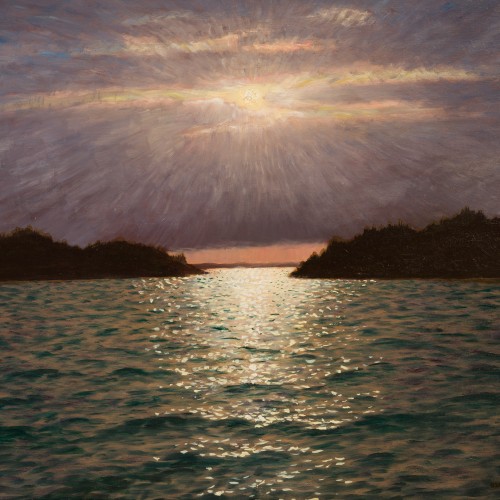 Oskar Bergman (1879–1963) - La baie de Vaxholm, 1932 - ClassicArtworks Stockholm