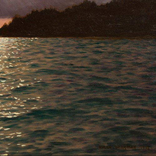 XXe siècle - Oskar Bergman (1879–1963) - La baie de Vaxholm, 1932