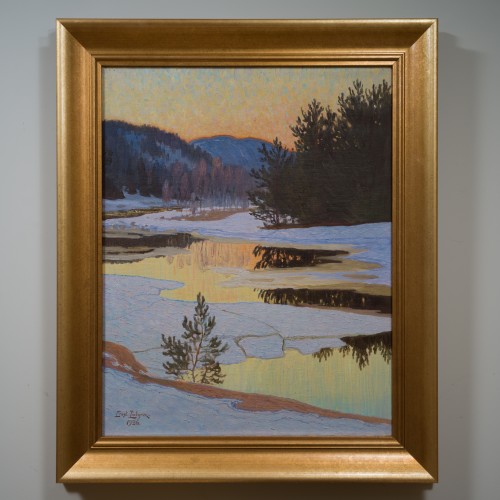 Paintings & Drawings  - Ernst Lindgren (1887–1948) - Early Spring Thaw, 1926