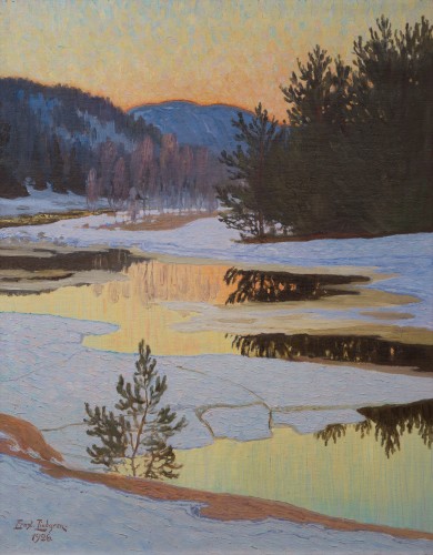 Ernst Lindgren (1887–1948) - Early Spring Thaw, 1926 - 