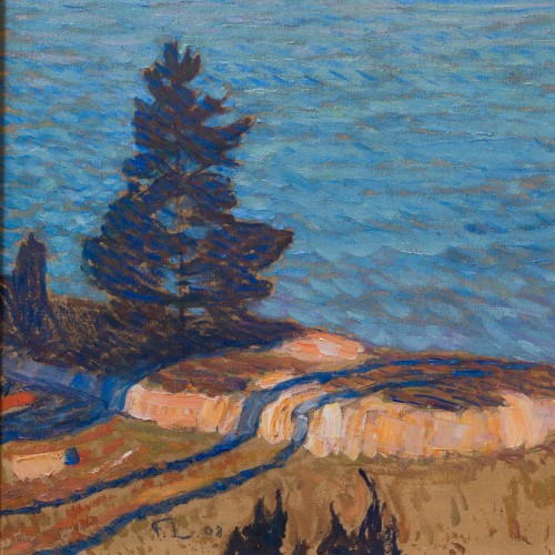 XXe siècle - Fritz Lindström (1874–1962) - Le lac Racken en automne