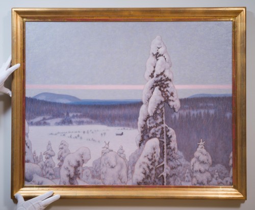 Hilding Werner (1880–1944) - Soir d’hiver, 1937 - Tableaux et dessins Style 