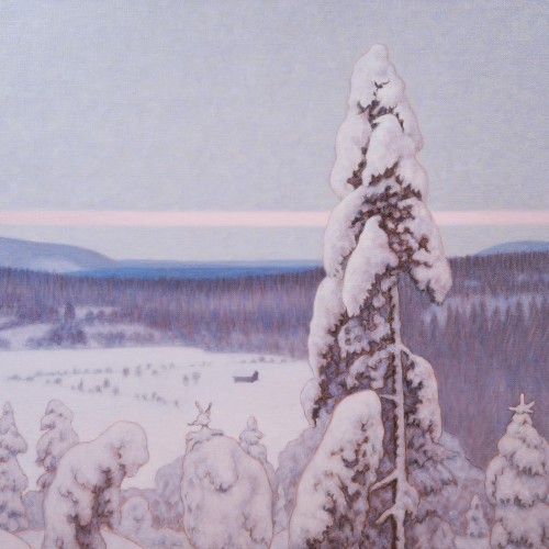 Hilding Werner (1880–1944) - Soir d’hiver, 1937 - ClassicArtworks Stockholm