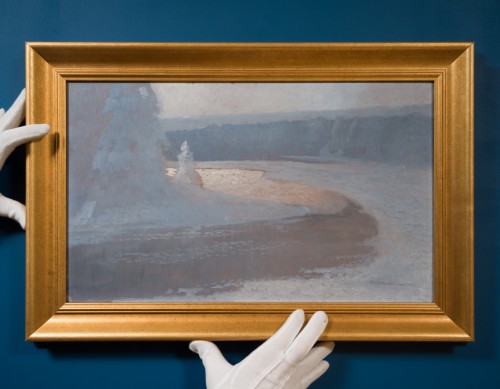 Olof Walfrid Nilsson (1868–1956) - Paysage d’hiver, 1941 - Tableaux et dessins Style 