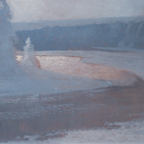 Olof Walfrid Nilsson (1868–1956) - Paysage d’hiver, 1941 - ClassicArtworks Stockholm