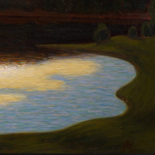 XXe siècle - Hilding Werner (1880–1944) - Coucher de soleil, 1925