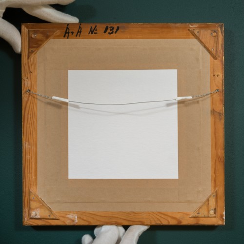 Einar Norelius (1900–1985) - Personnage ramant dans un paysage étrange - 