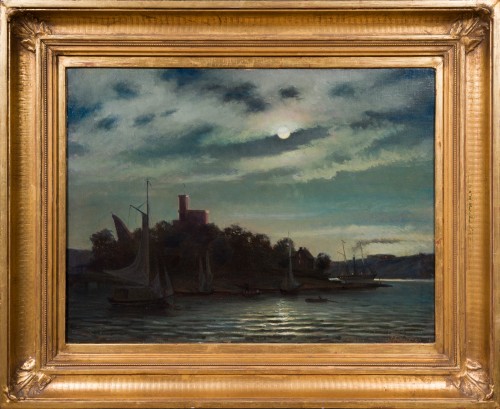 Carl Skånberg (1850–1883)  - Le Kastellet, vue de Kastellholmen depuis Skeppsholmen