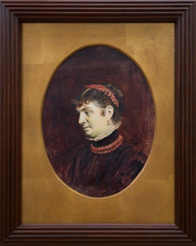 Anders Zorn (1860–1920) - Portrait of Mrs Veronica Heiss with Coral Hair Ornament 