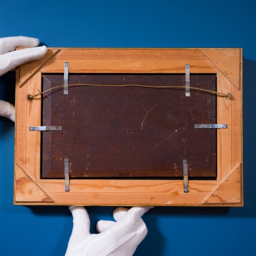 Antiquités - Oscar Törnå (1842–1894) - Skaters at Sunset by the Village Creek