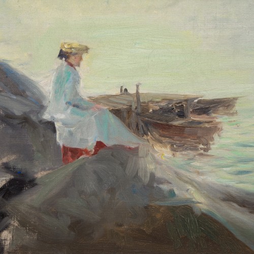 Rudolf Konstantin Gitsler (1873–1906 - Woman on a Cliff, 1905 - 